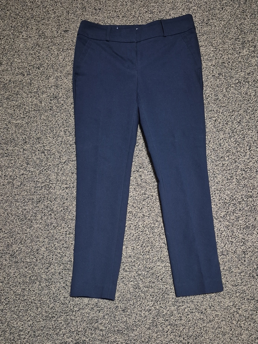 LOFT Navy Slim Ankle Trousers